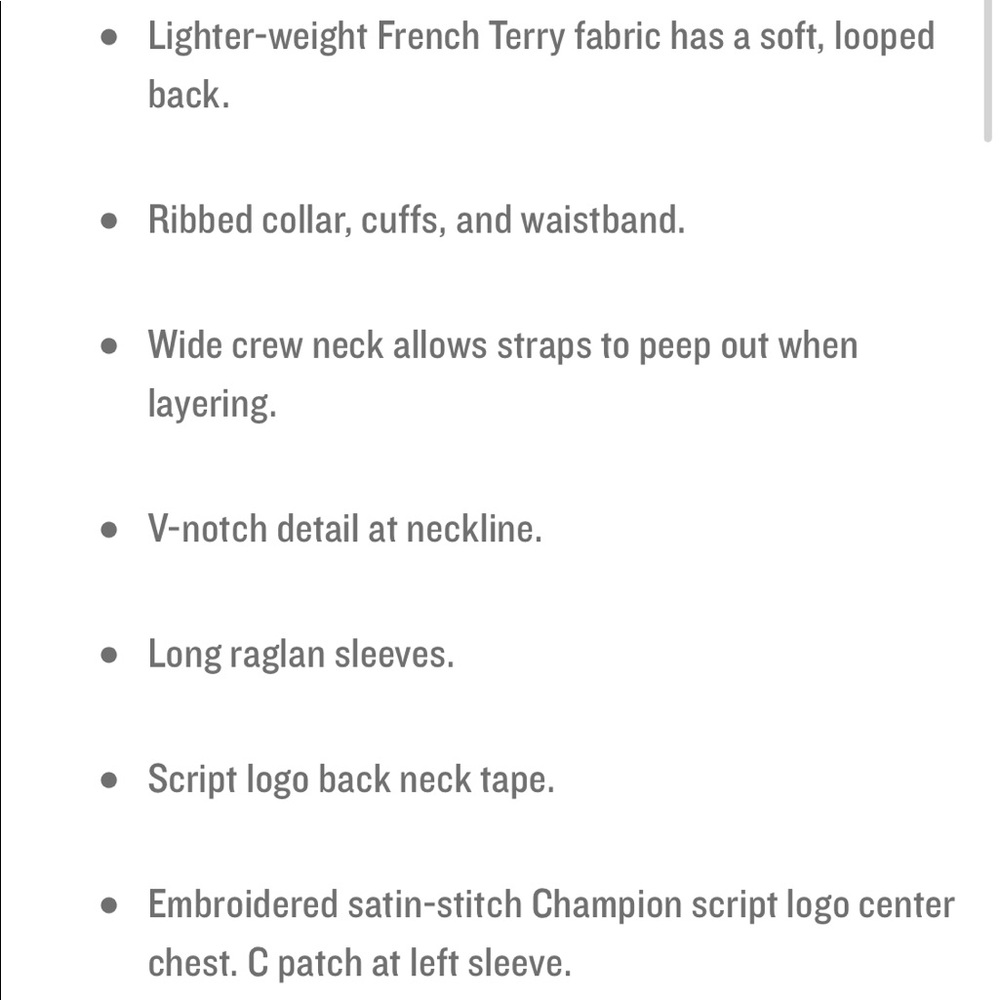 NEW • Champion • Campus French Terry Crew Sweatshi - Picture 5 of 8